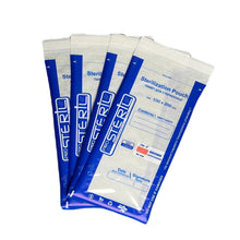 Įkelkite vaizdą į galerijos žiūrovą, Vienkartiniai sterilizavimo vokai PRO STERIL 100x200 mm. 100 vnt. Skaidrūs + VIDINIAI INDIKATORIAI