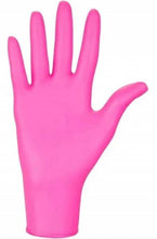 Įkelkite vaizdą į galerijos žiūrovą, Vienkartinės nitrilinės pirštinės Nitrylex magenta S, M